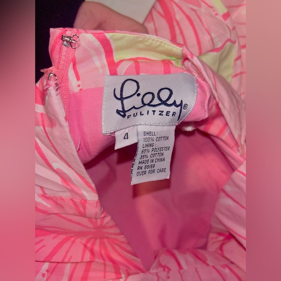 Lily Pulitzer Strapless Printed Mini Dress in Size 4 - Picture 2 of 3